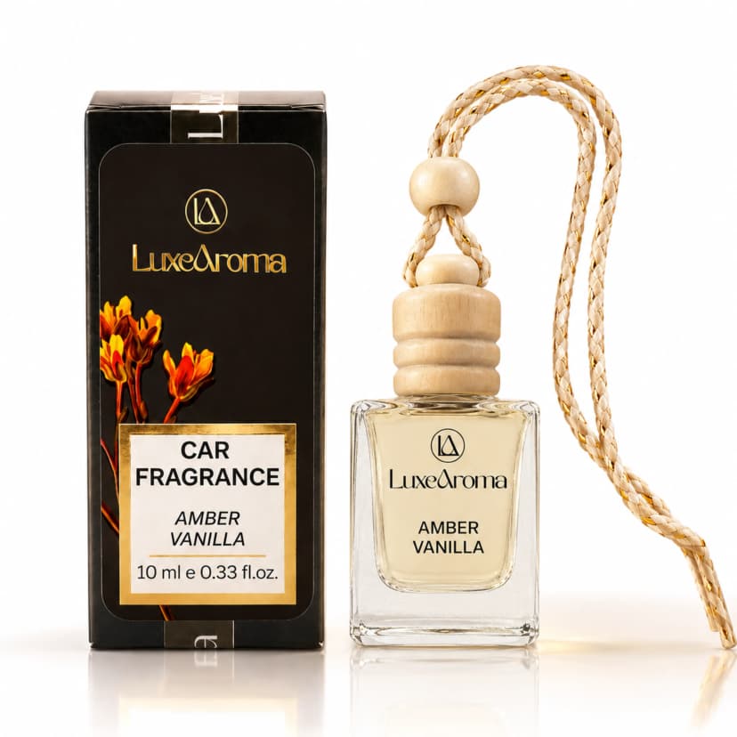 Amber Vanilla Hanging Car Perfume 10ml
