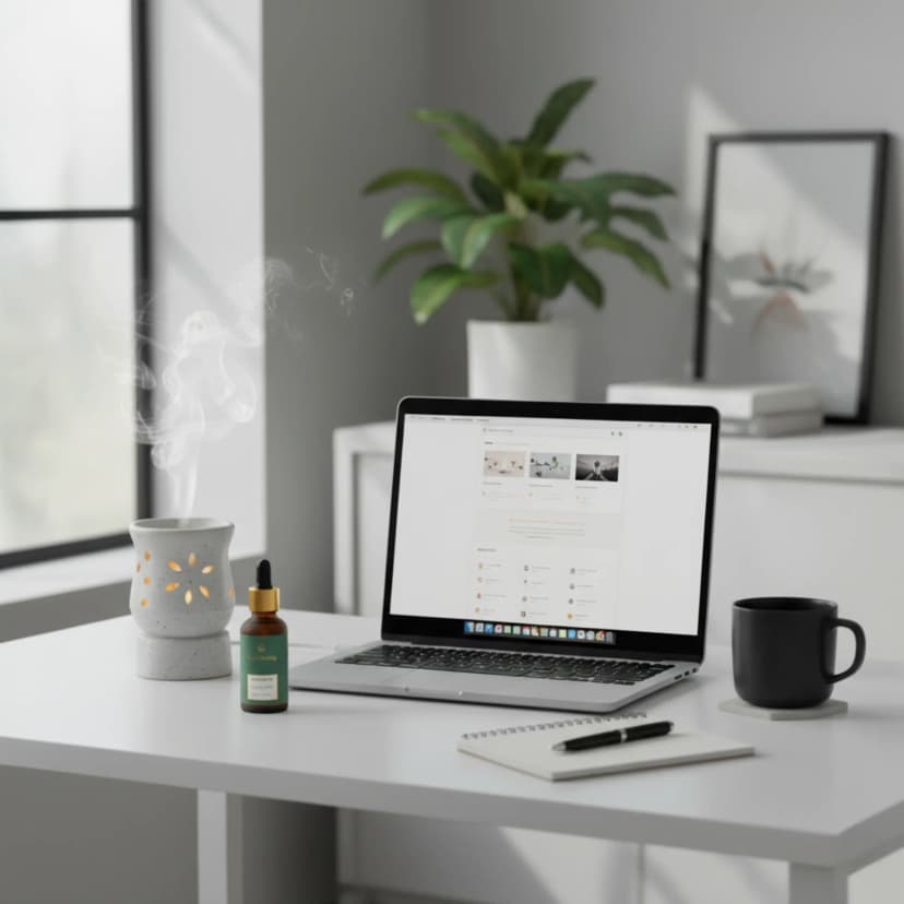 Ceramic Electric Aroma Diffuser with Built-in Bulb in Flower Cut Design (Small)